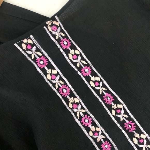 Misa Los Angeles Black Embroidered Dress - Picture 13 of 14